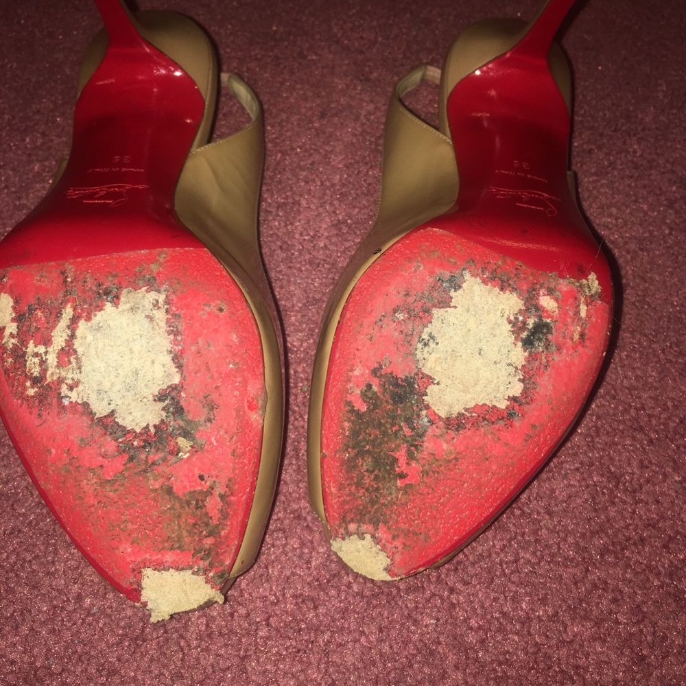 Christian Loubiton Peep Toe - Picture 6 of 7